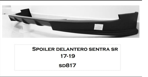 FRONT LIP NISSAN SENTRA SR 2017-2019