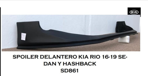 FRONT LIP KIA RIO 2016-2019