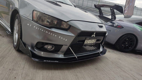front lip mitsubishi lancer 2008-2016