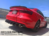 Rear Diffuser Audi A3 2013-2016