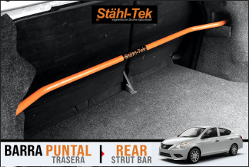 Barra Puntal Trasera simple (Rear Strut Bar) Versa Mk4 2010-2022