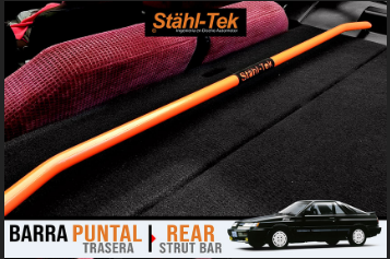 Barra Puntal Trasera simple (Rear Strut Bar) Solo Hikary y Tsubame Sentra B12 Tsuru II Mk2 1988-1992