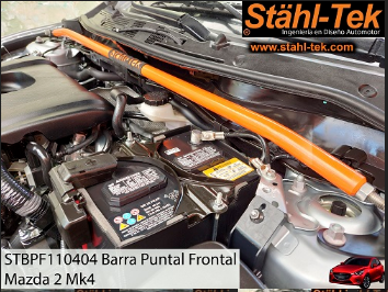 Barra Puntal frontal (Strut bar) Mazda 2 Mk4 2014 al 2022