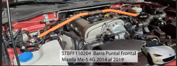 Barra tensora de Horquillas Frontal (Stress Bar) Mazda 3 Cx5 Mk3 Mk4 2014-2022