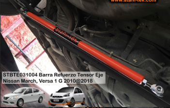 Barra Refuerzo tensor del Eje trasero ( Rear Stress Bar) March Versa Mk4 2010-2022