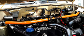 Barra Puntal Frontal (Strut Bar) Sentra B12 Tsuru II Mk2 1988-1992