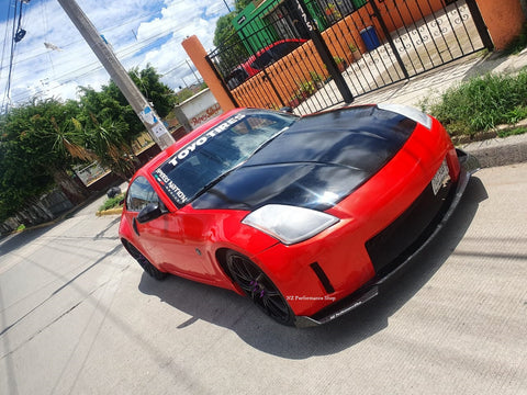 FRONT LIP HIDRO CARBONO NISSAN 350Z