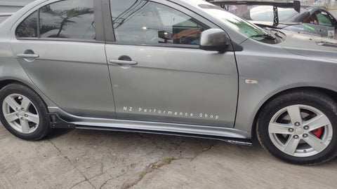 sides skirts mitsubishi lancer 2009-2016