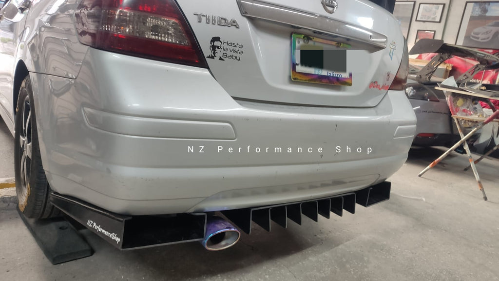 Tiida 2008 Rear rear diffuser nissan tiida – NZ PERFORMANCE SHOP