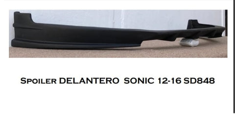 FRONT LIP CHEVROLET SONIC 2012-2016