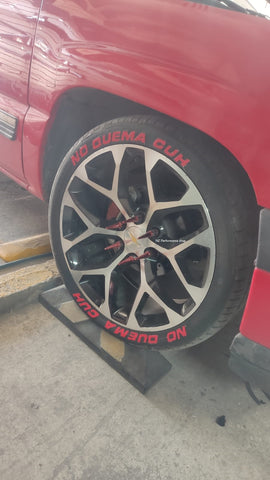 sticker de llanta