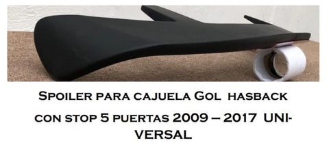 Aleron HB VW GOL 2009-2017 con stop