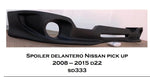 FRONT LIP NISSAN PICK UP 2008-2015