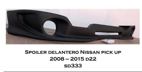 FRONT LIP NISSAN PICK UP 2008-2015