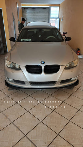 Splitter fibra de carbono gloss nz BMW