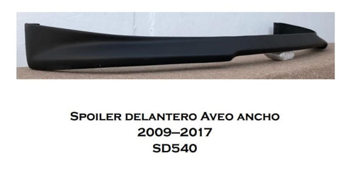 FRONT LIP CHEVROLET AVEO 2009-2017