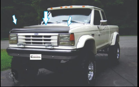 Deflector cofre Ford Ranger 1981-1992