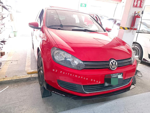front lip vw golf mk6