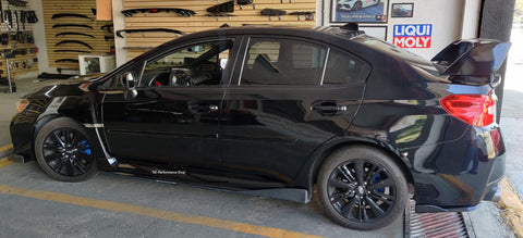 sides skirts subaru wrx